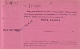 Frankreich 3 f 3 F Beaucourt -