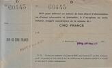 Frankreich 5 f 5 F Beaucourt Annulé -