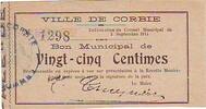 Frankreich 25 centimes 25 cent. Corbie -