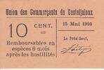 Frankreich 10 10 centimes Casteljaloux City -