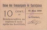 Frankreich 10 10 centimes Casteljaloux City -