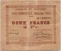 Frankreich 2 francs 2 Francs Coutiches City - 1915 -