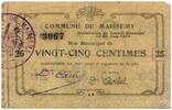 Frankreich 25 centimes 25 cent. Maissemy City - N3067 - 1915 -