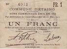 Frankreich 1 f 1 F Etaing -