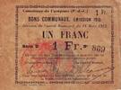 Frankreich 1 f 1 F Fampoux - 1915 -