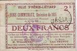 Frankreich 2 f 2 F Henin-Lietard -