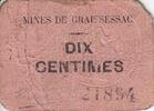 Frankreich 10 10 centimes Graissessac Mines de Graissessac -