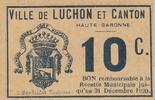 Frankreich 10 10 centimes Luchon City -