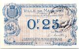 Frankreich 25 centimes 25 Centimes Mayenne City - 1917 -