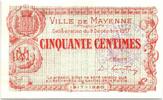 Frankreich 50 centimes 50 Centimes Mayenne City - 1917 -