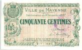 Frankreich 50 centimes 50 Centimes Mayenne City - 1917 -