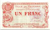 Frankreich 1 franc 1 Franc Mayenne City - 1917 -