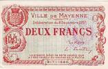 Frankreich 2 francs 2 Francs Mayenne City - 1917 -