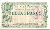 Frankreich 2 francs 2 Francs Mayenne City - 1917 -