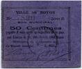 Frankreich 50 centimes 50 Centimes Noyon City - 1915 -