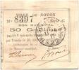 Frankreich 50 centimes 50 Centimes Noyon City - 1915 -