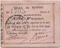 Frankreich 1 franc 1 Franc Noyon City - 1915 -
