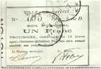 Frankreich 1 franc 1 Franc Noyon City -