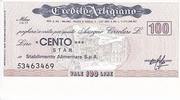 Italien 100 lires 100 Lire Credito Artigiano - 1977 - Milano - UNC -