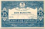 Frankreich 25 centimes 25 Centimes Vertus Verso Fauté -