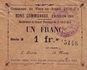 Frankreich 1 f 1 F Vitry-En-Artois -