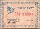 Frankreich 50 centimes 50 Centimes Wassy City - 1916 -