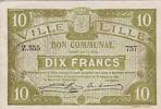 Frankreich 10 f 10 F Lille -