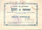 Frankreich 2 francs 2 Francs Mayenne City -