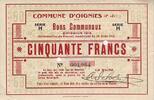 Frankreich 50 f 50 F Oignies 2 trous -