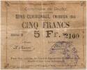 Frankreich 5 francs 5 Francs Dechy City - 1914 -