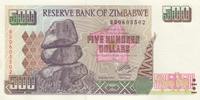 Simbabwe 500 dollars 500 Dollars Chiremba - 2004 -