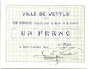 Frankreich 1 franc 1 Franc Vertus City - 1915 -