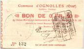 Frankreich 50 centimes 50 Centimes Ognolles City - 1915 -