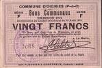 Frankreich 20 f 20 F Oignies -