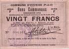 Frankreich 20 f 20 F Oignies -
