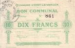 Frankreich 10 f 10 F Oisy-Le-Verger -