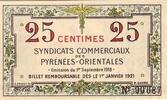 Frankreich 25 centimes 25 cent. Pyrénées Orientales -
