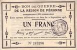 Frankreich 1 f 1 F Péronne -