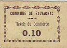 Frankreich 10 centimes 10 cent. Salvagnac -