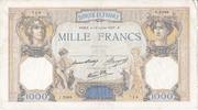 Frankreich 1000 francs 1000 Francs Ceres and Mercury - 15/07/1937 Serial V2989 -