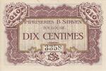Frankreich 10 10 centimes Toulouse City -