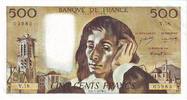 Frankreich 500 francs 500 Francs Pascal - St Jacques Tower - 08-01-1970 - V.18 -