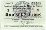 Frankreich 1 franc 1 Franc Charleville-Mézières City - 1916 -