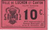 Frankreich 10 10 centimes Luchon City -