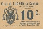 Frankreich 10 10 centimes Luchon City -