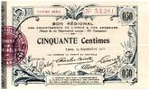 Frankreich 50 centimes 50 cent. Laon Régional - 1915 -