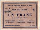 Frankreich 1 franc 1 Franc Charleville-Mézières-Mohon Cities - Charleville, Mézières et Mohon - 1915 -