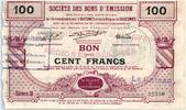 Frankreich 100 francs 100 Francs Avesnes Et Solesmes Le Cateau -