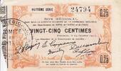 Frankreich 25 centimes 25 Centimes Fourmies City - 1915 -
