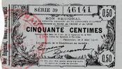Frankreich 50 centimes 50 cent. Fourmies - 08/05/1916 -